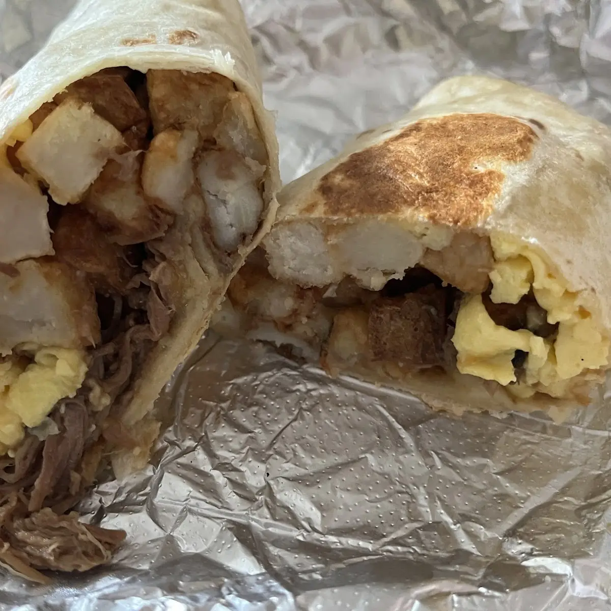Machaca Breakfast Burrito