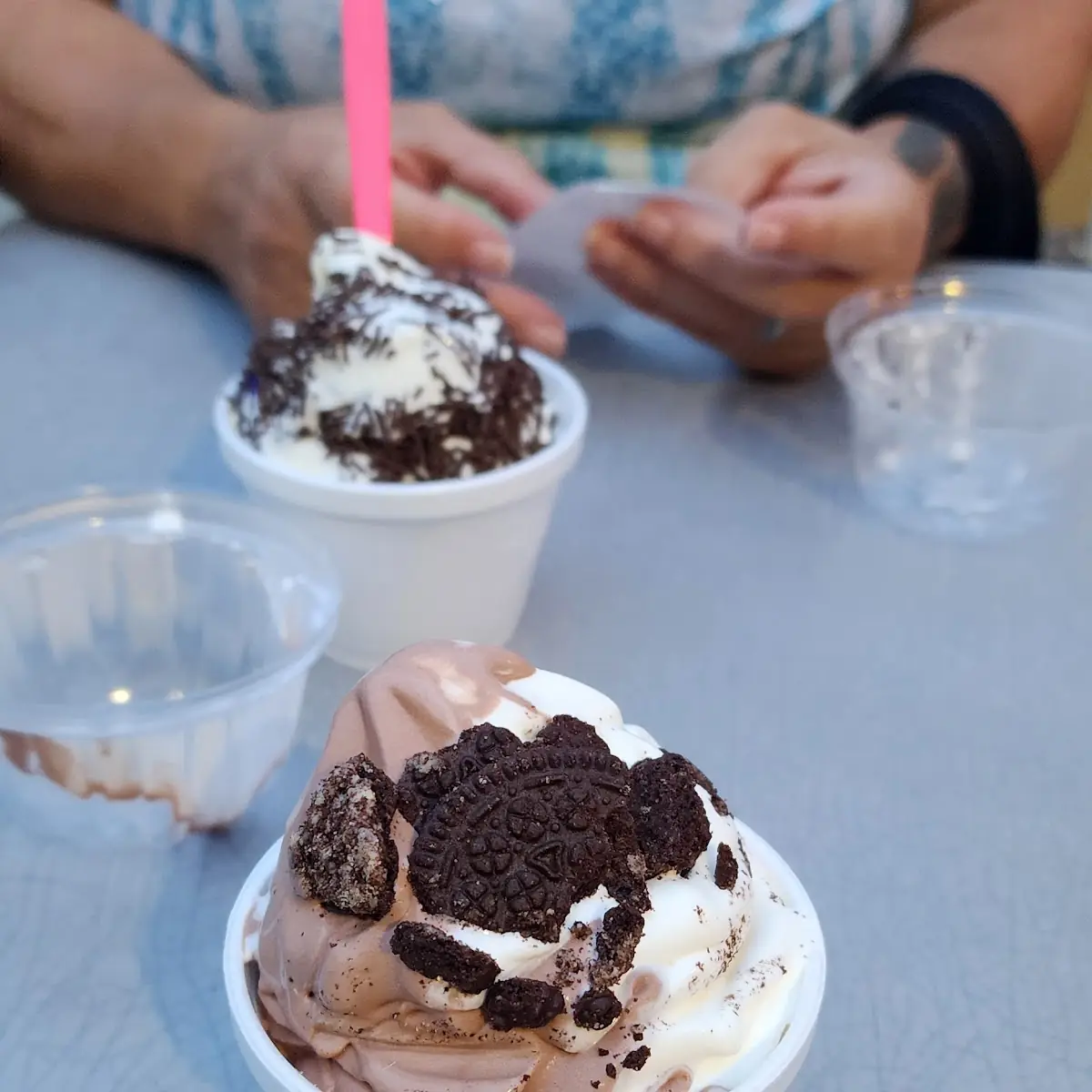 Sundae with Oreos