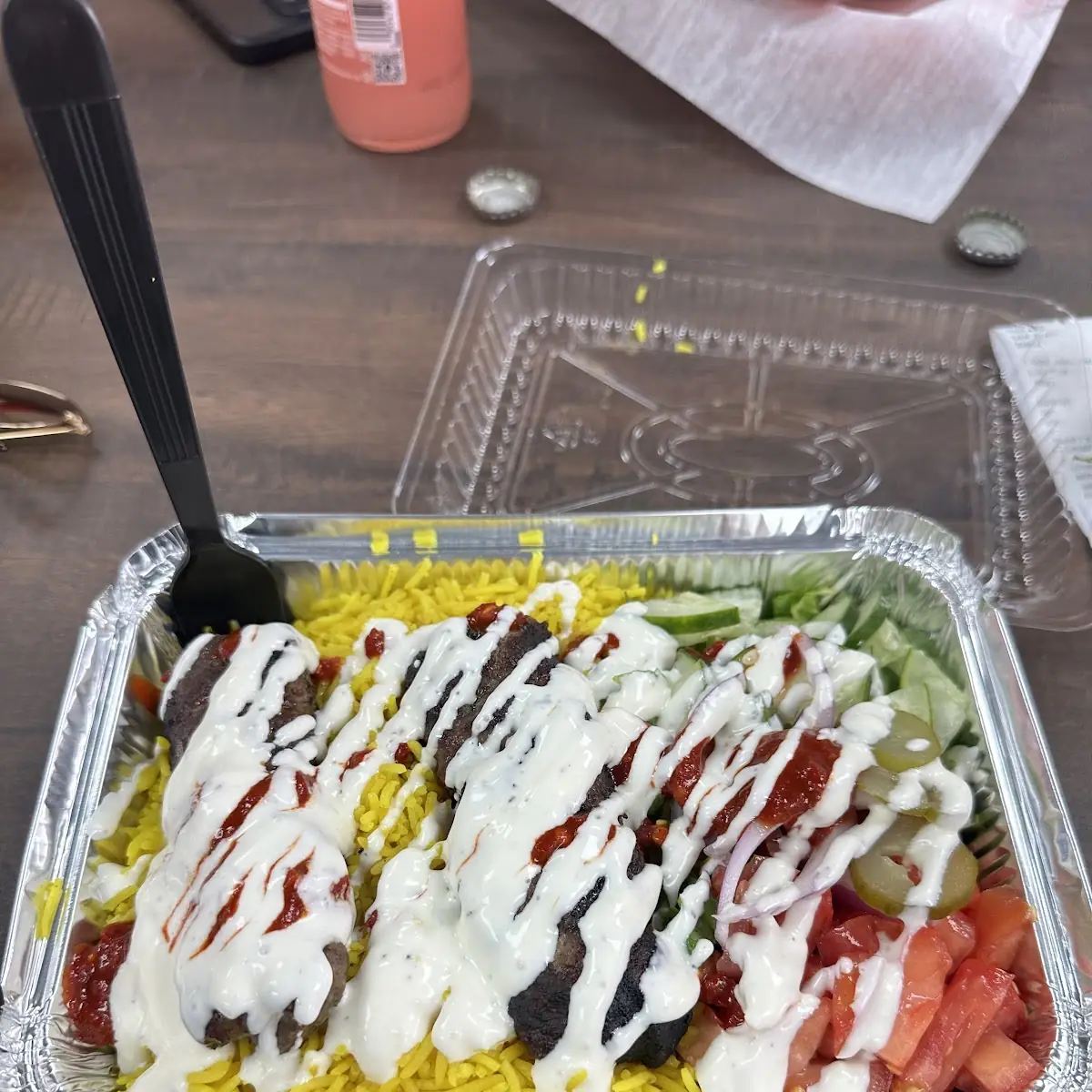 Kofta Kebab Platter