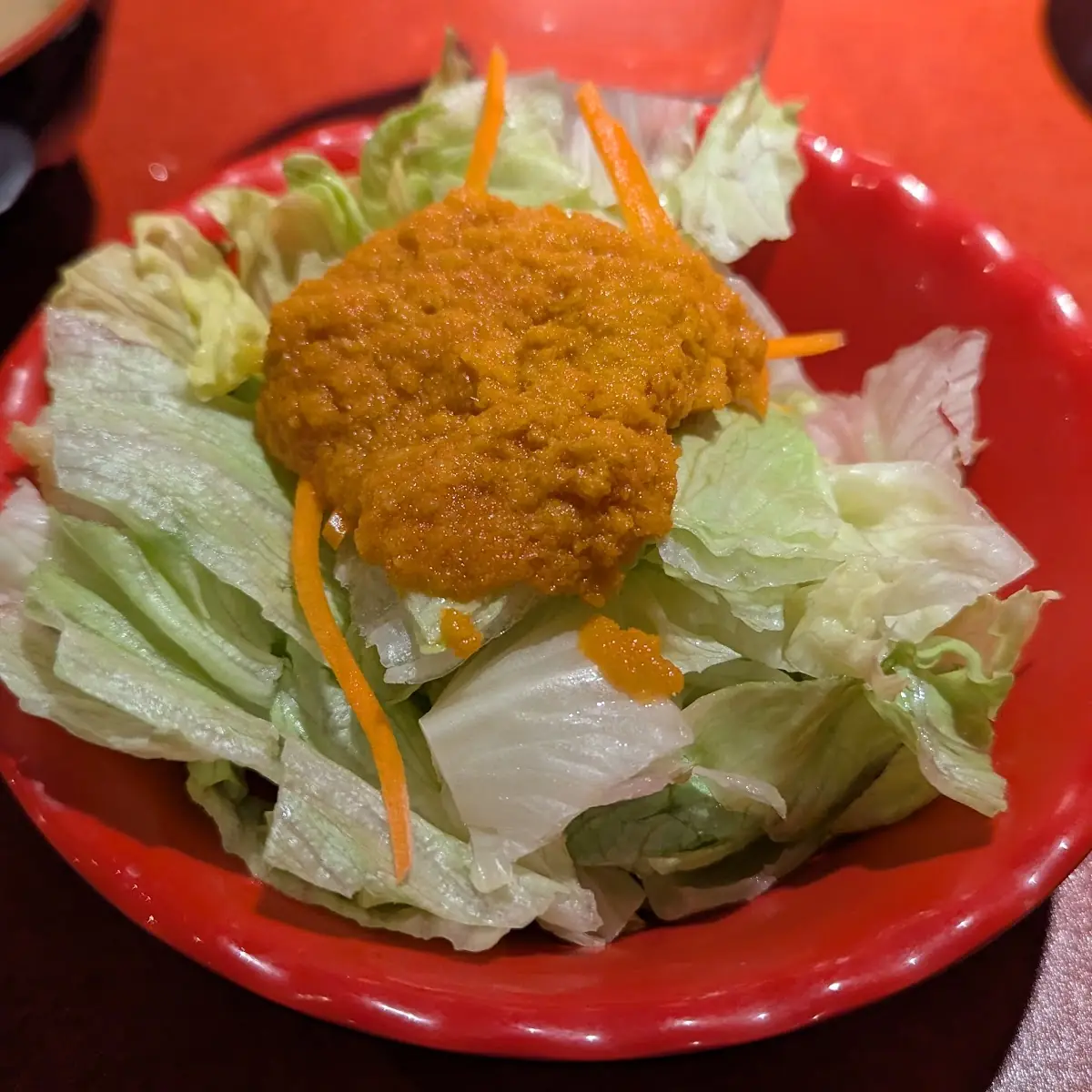 Salad with Ginger Dressing
