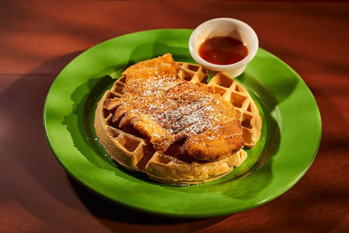 Chicken Waffle Breakfast