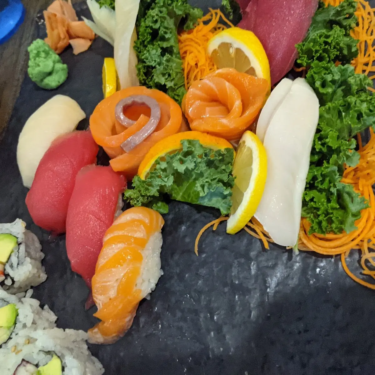 Nigiri Sushi and Sashimi Combo