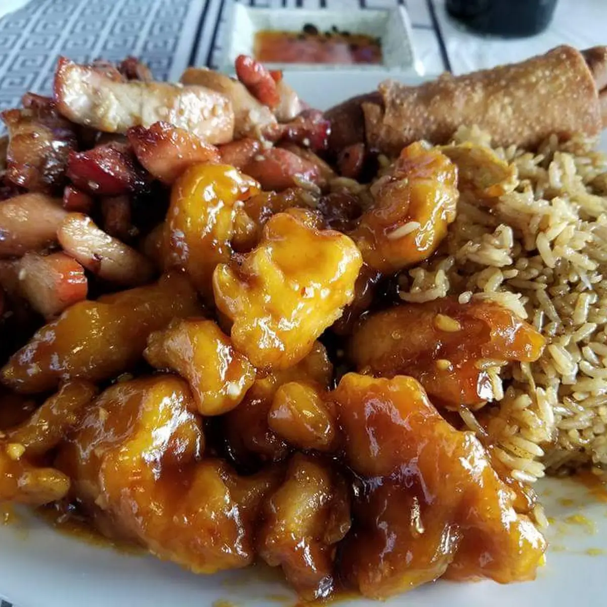 Orange Chicken & Bourbon Chicken