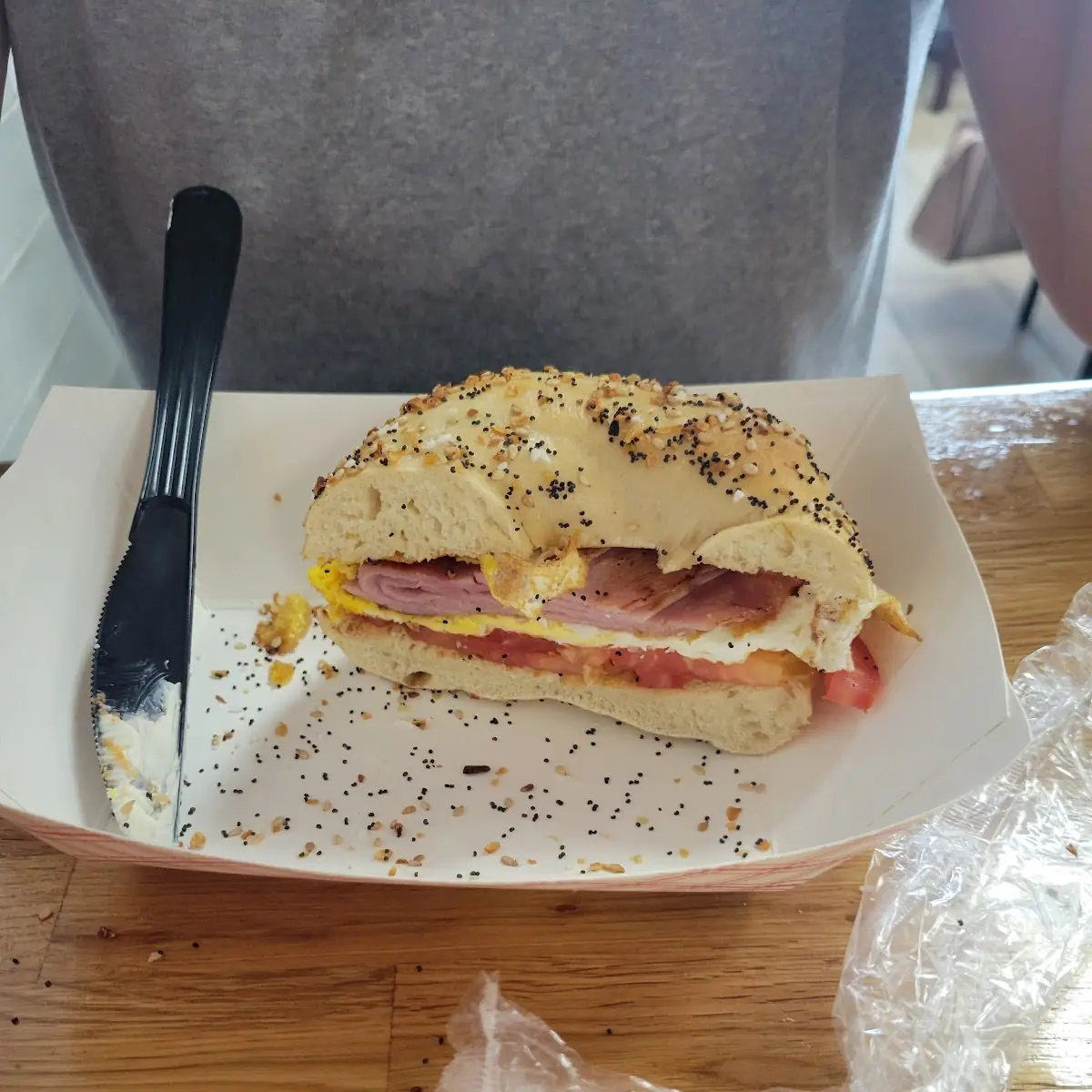 Bagel with Flavored Butter