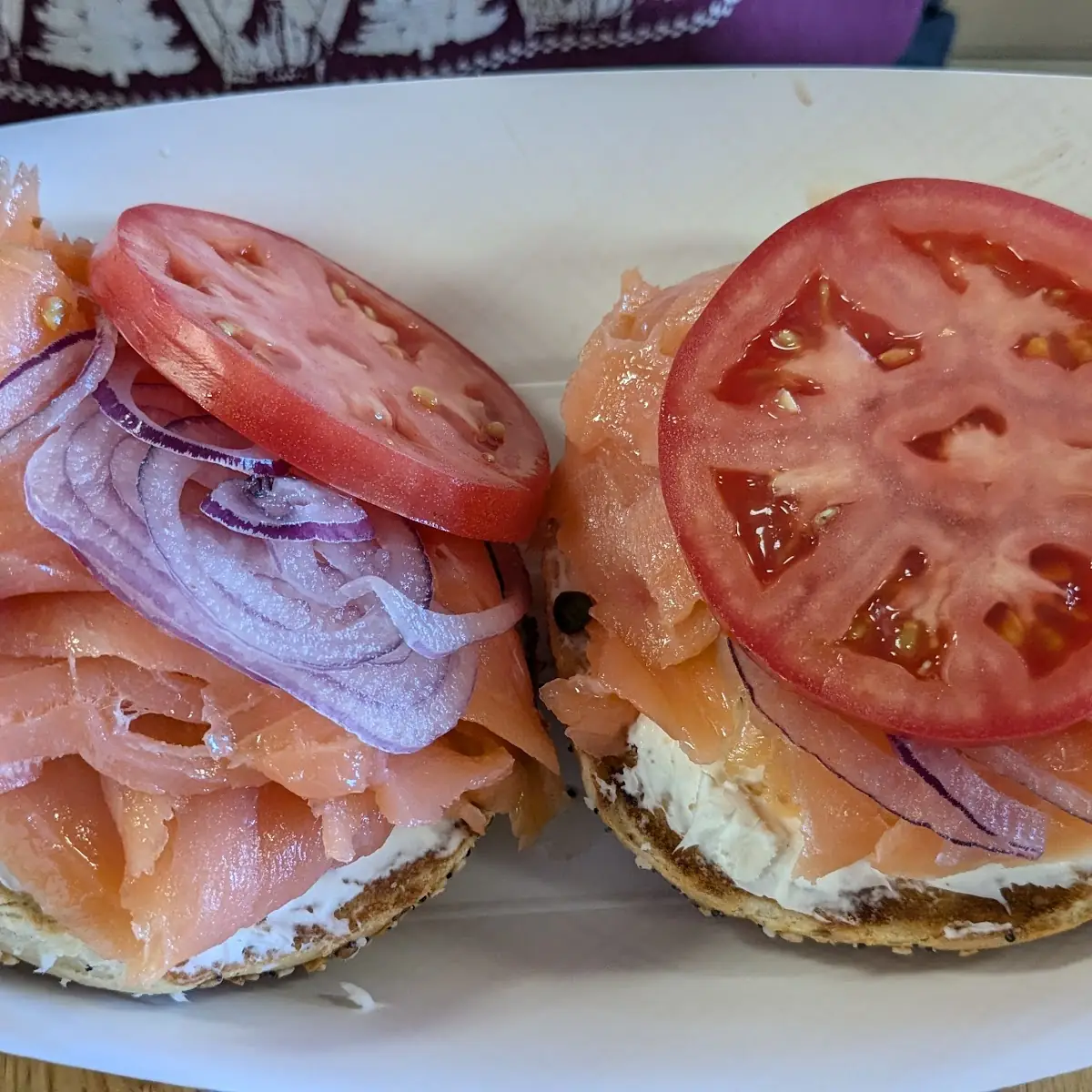Nova Lox Sandwich