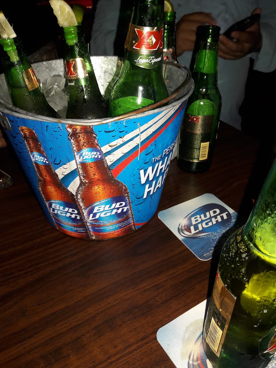 Bucket of Dos Equis Lager Dressed