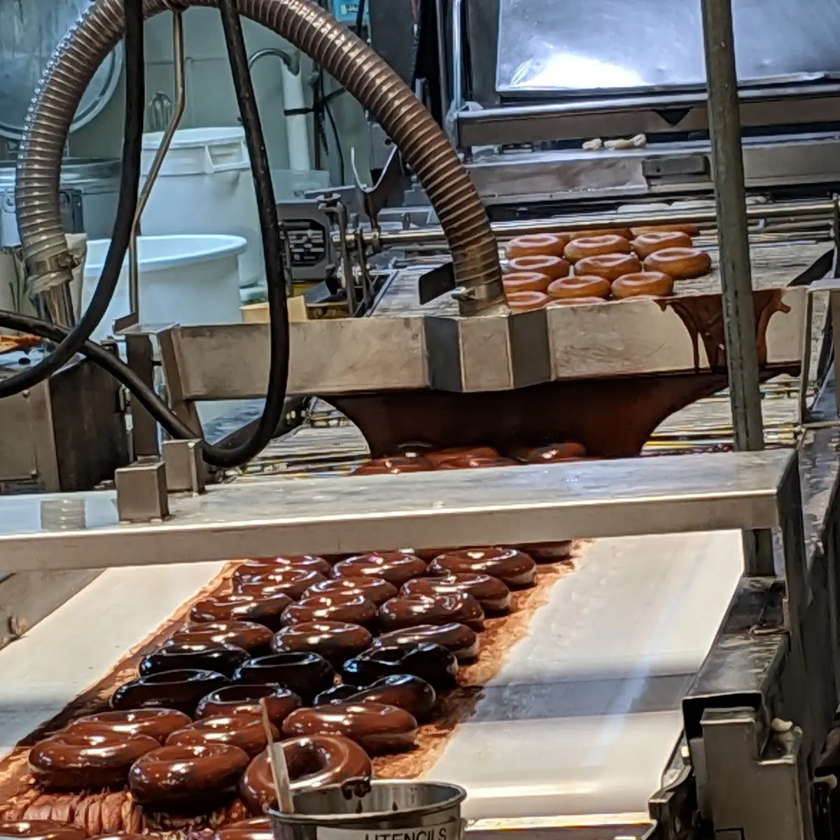 First Friday Chocolate Glazed Donuts