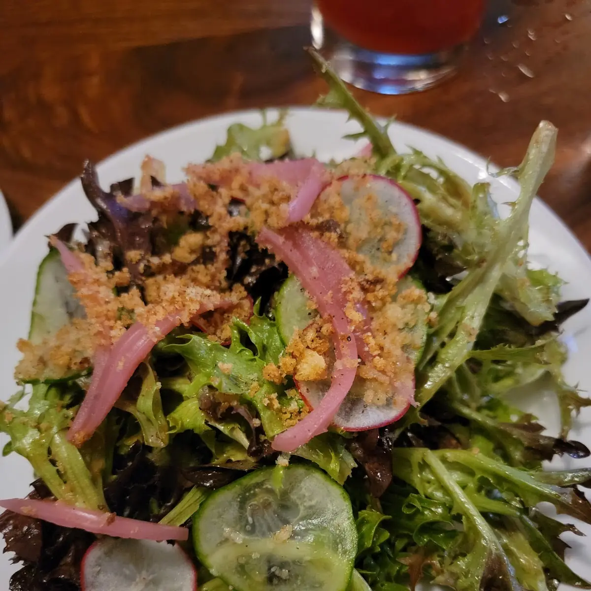 Mixed Greens Salad with Vegetables