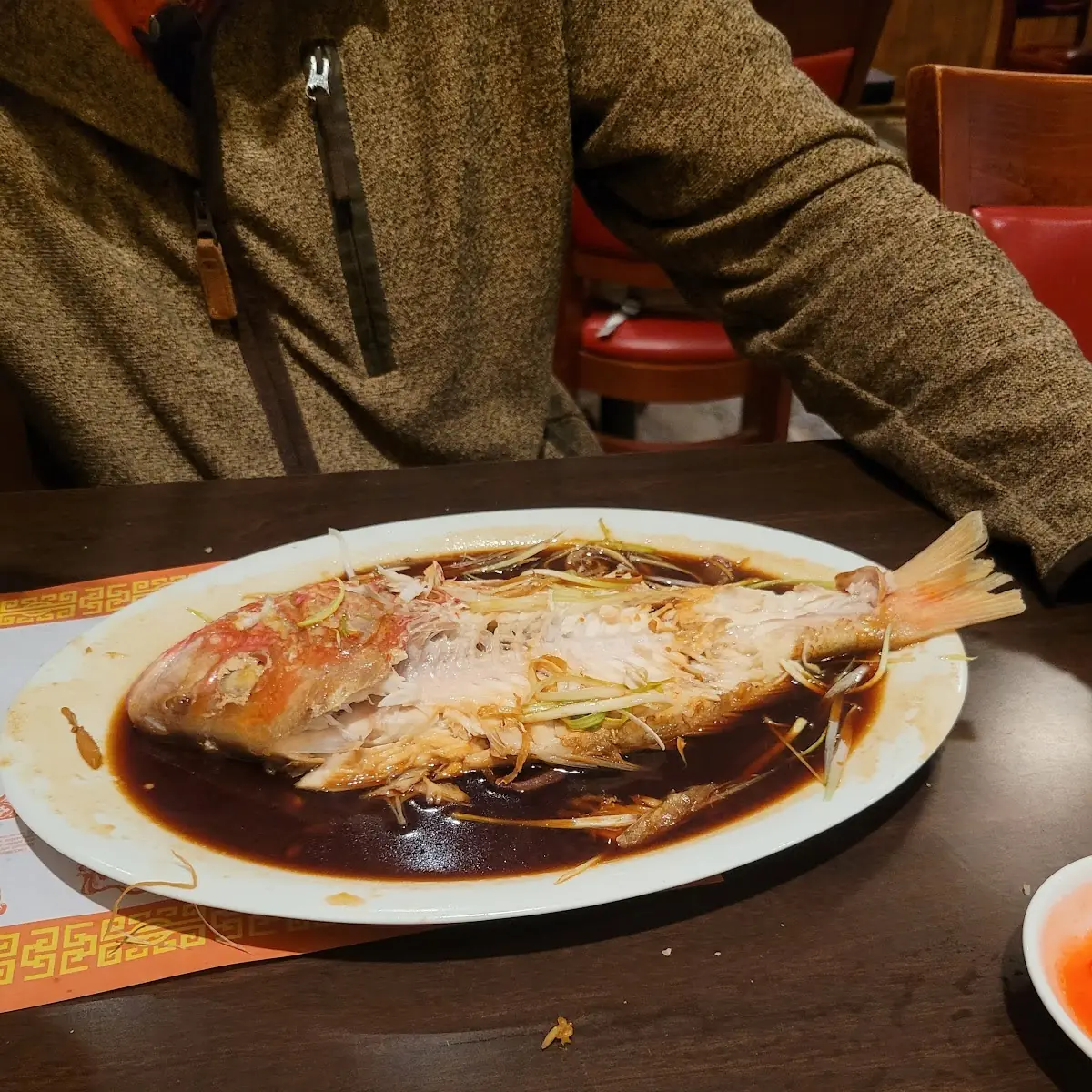 Steamed Red Snapper