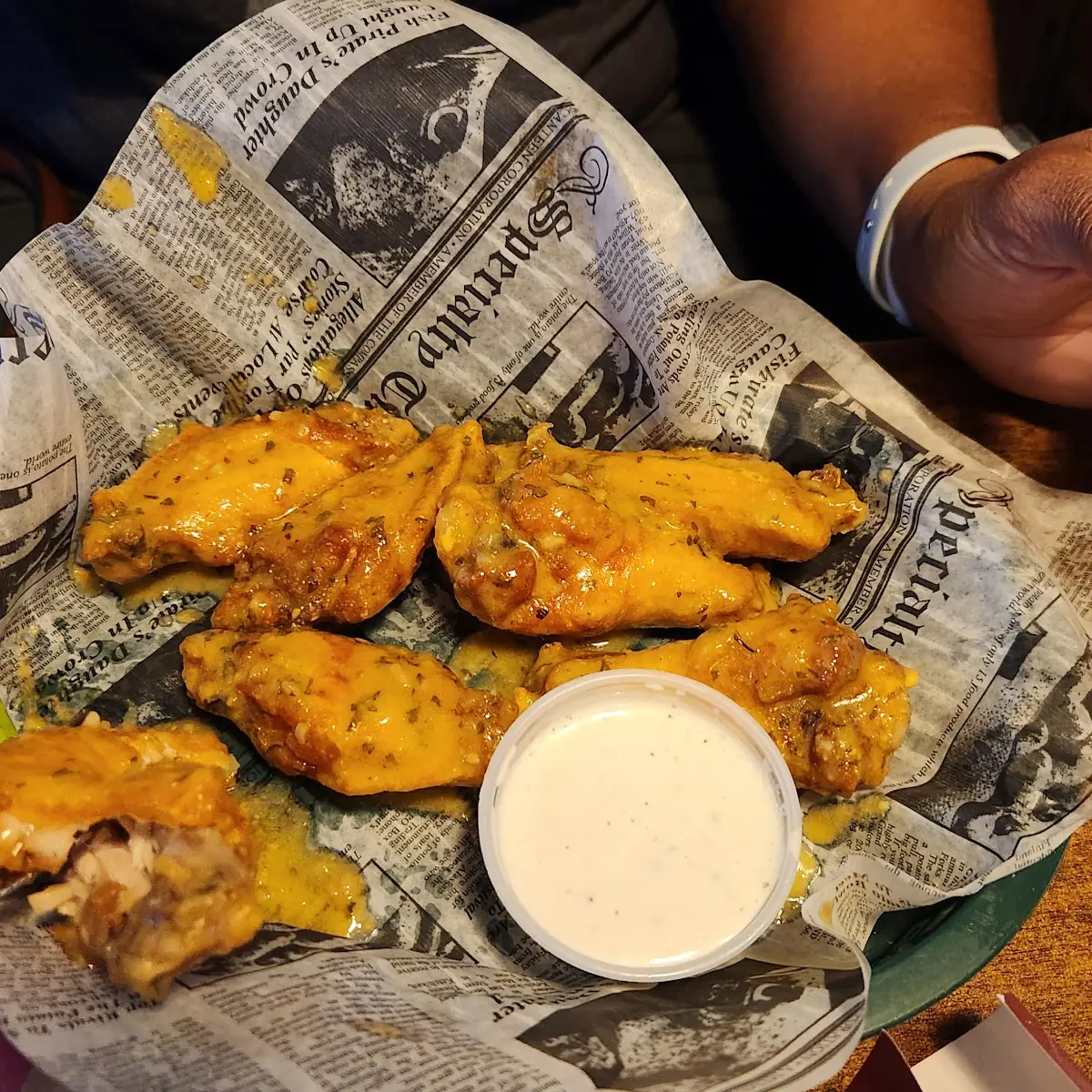 Garlic Parmesan Wings