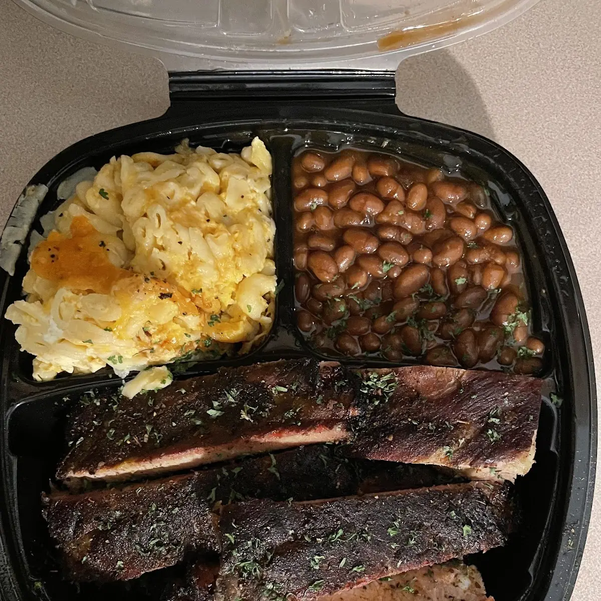 Mac & Cheese and Baked Beans