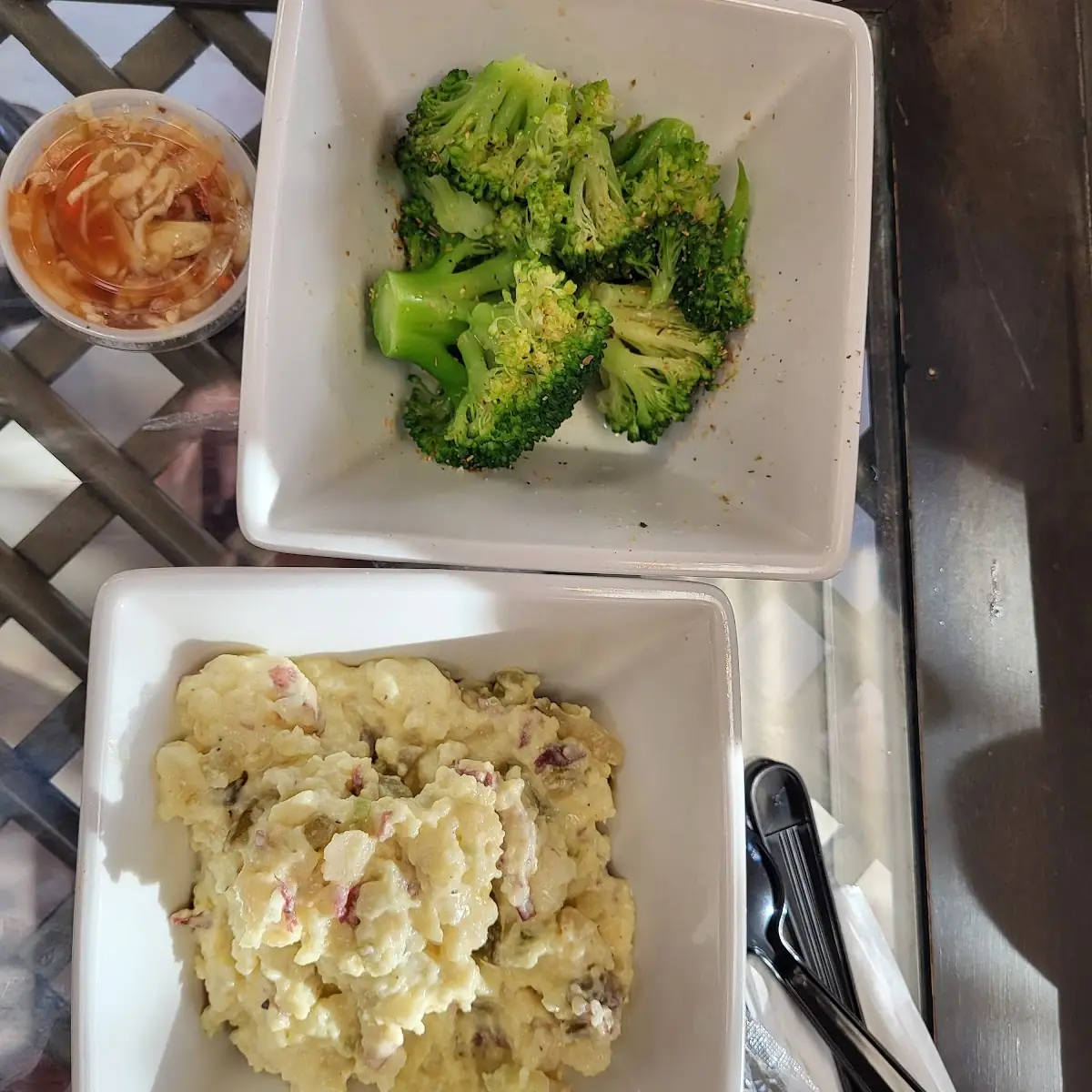 Potato Salad & Broccoli