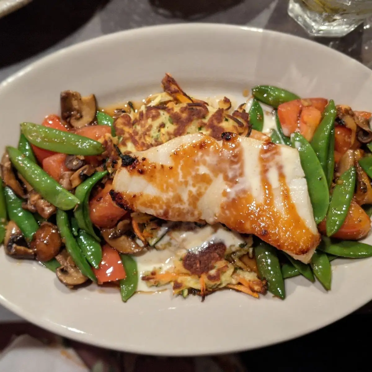 Sake Glazed Sea Bass