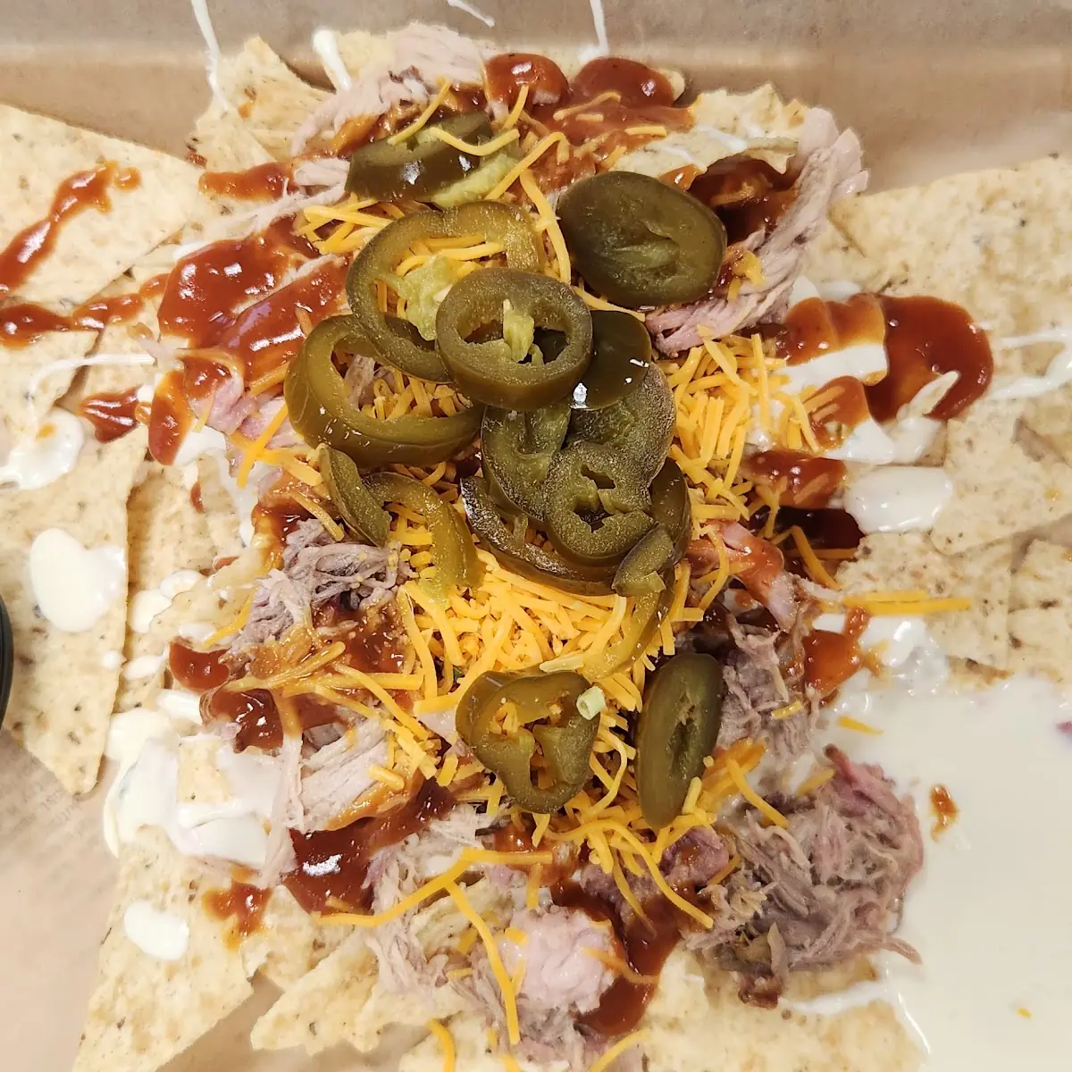 BBQ Pork Nachos