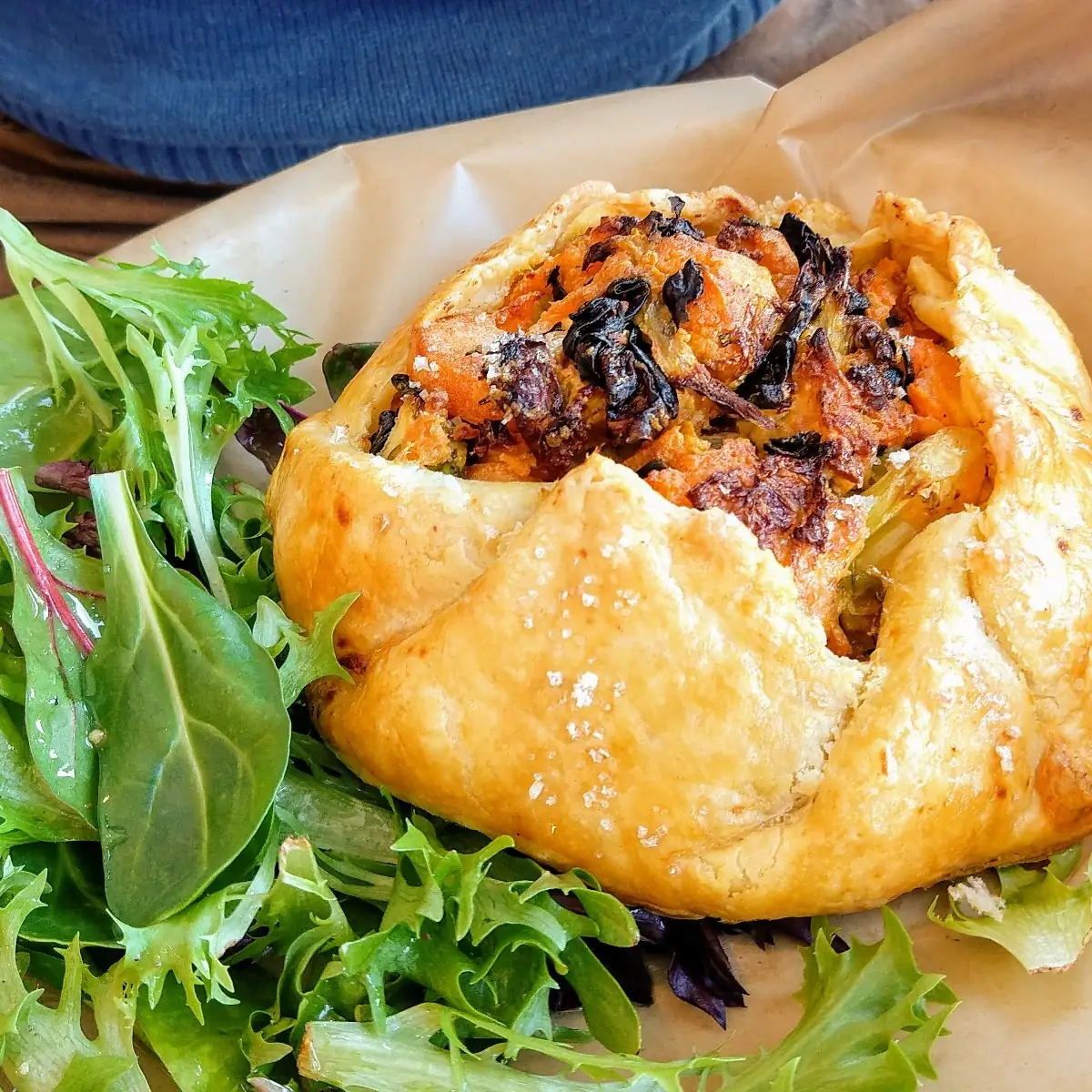Caramelized Onion Mushroom Swiss Handpie
