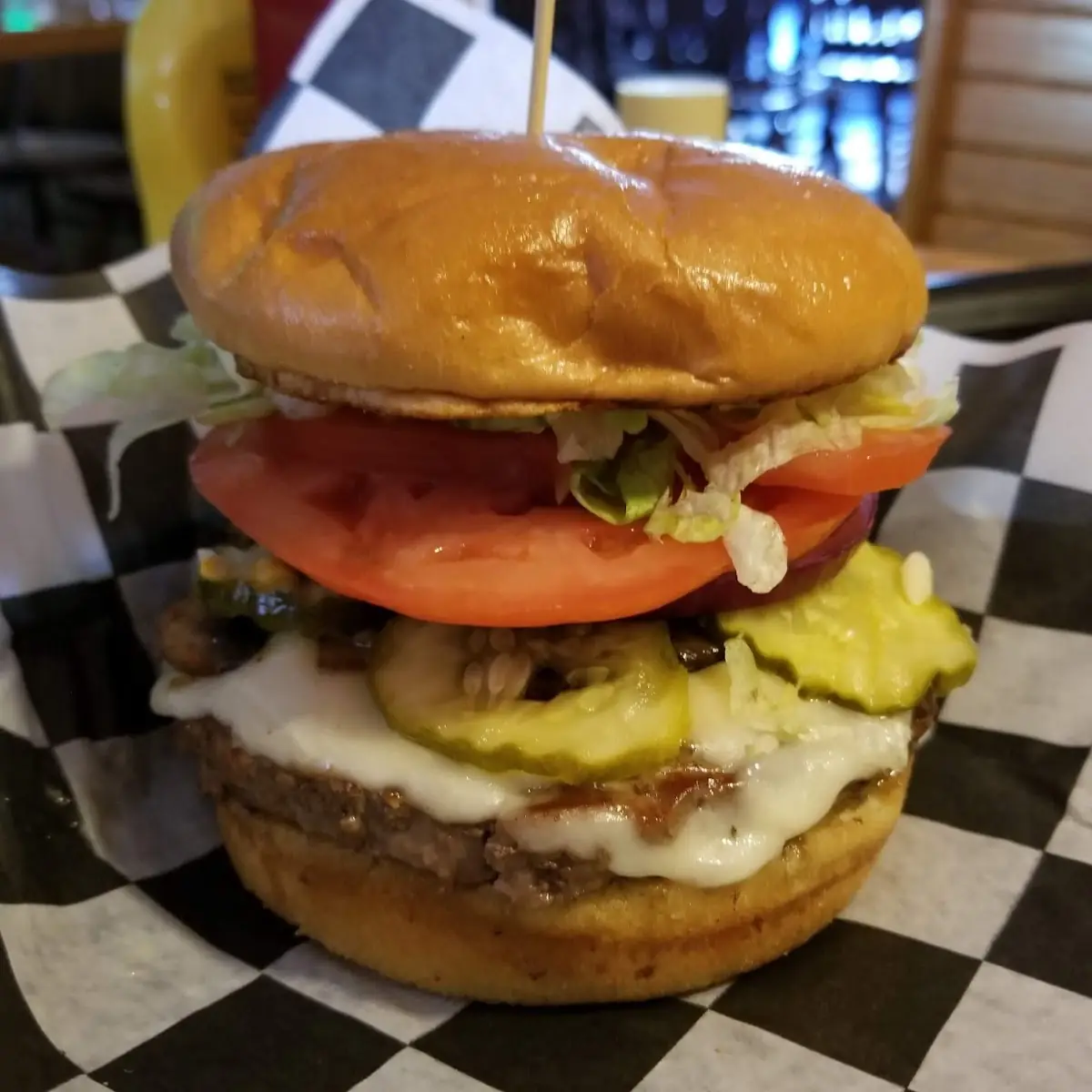 Mushroom Swiss Burger