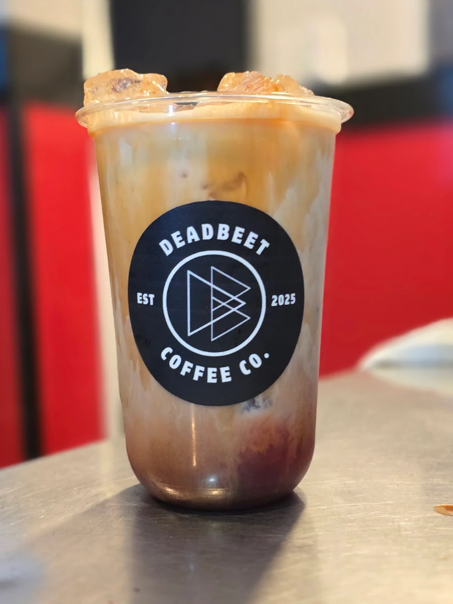Iced Latte in Plastic Cup