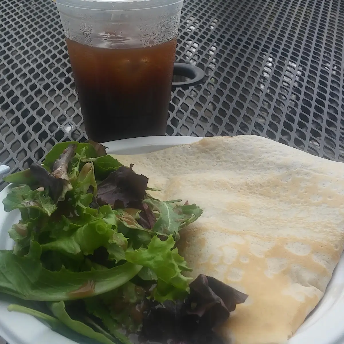 Ham and Brie Crepe
