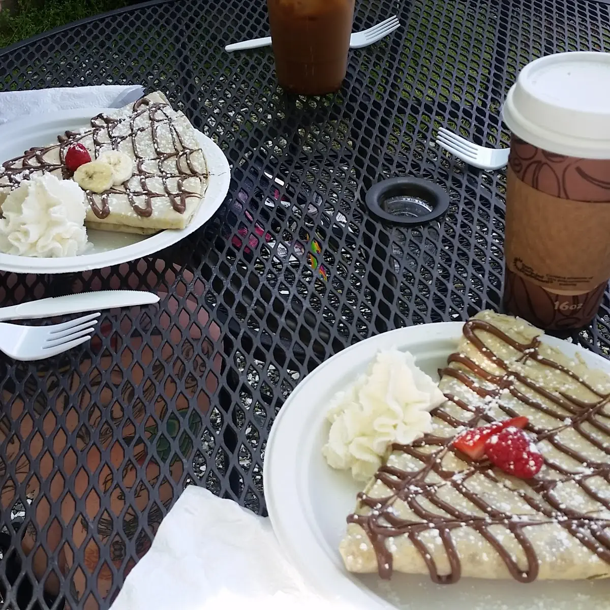 Raspberry Strawberry Nutella Crepe