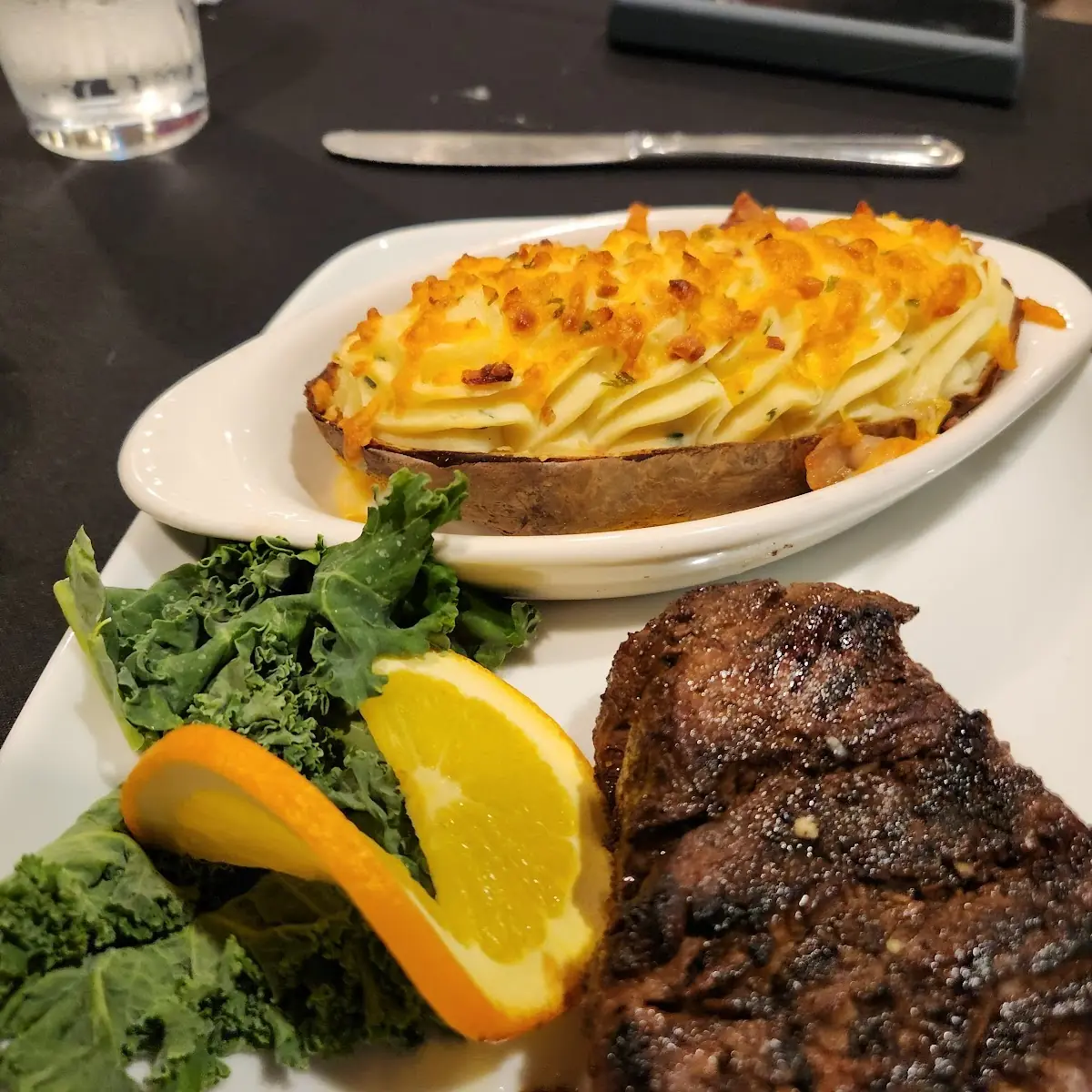 Filet Mignon & Twice Baked Potato