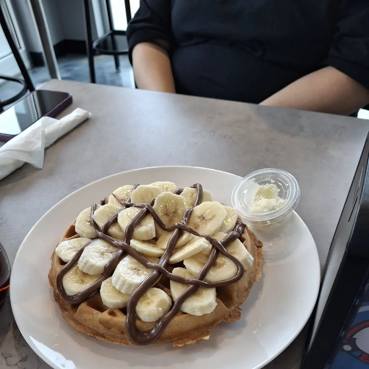 Nutella Banana Waffle