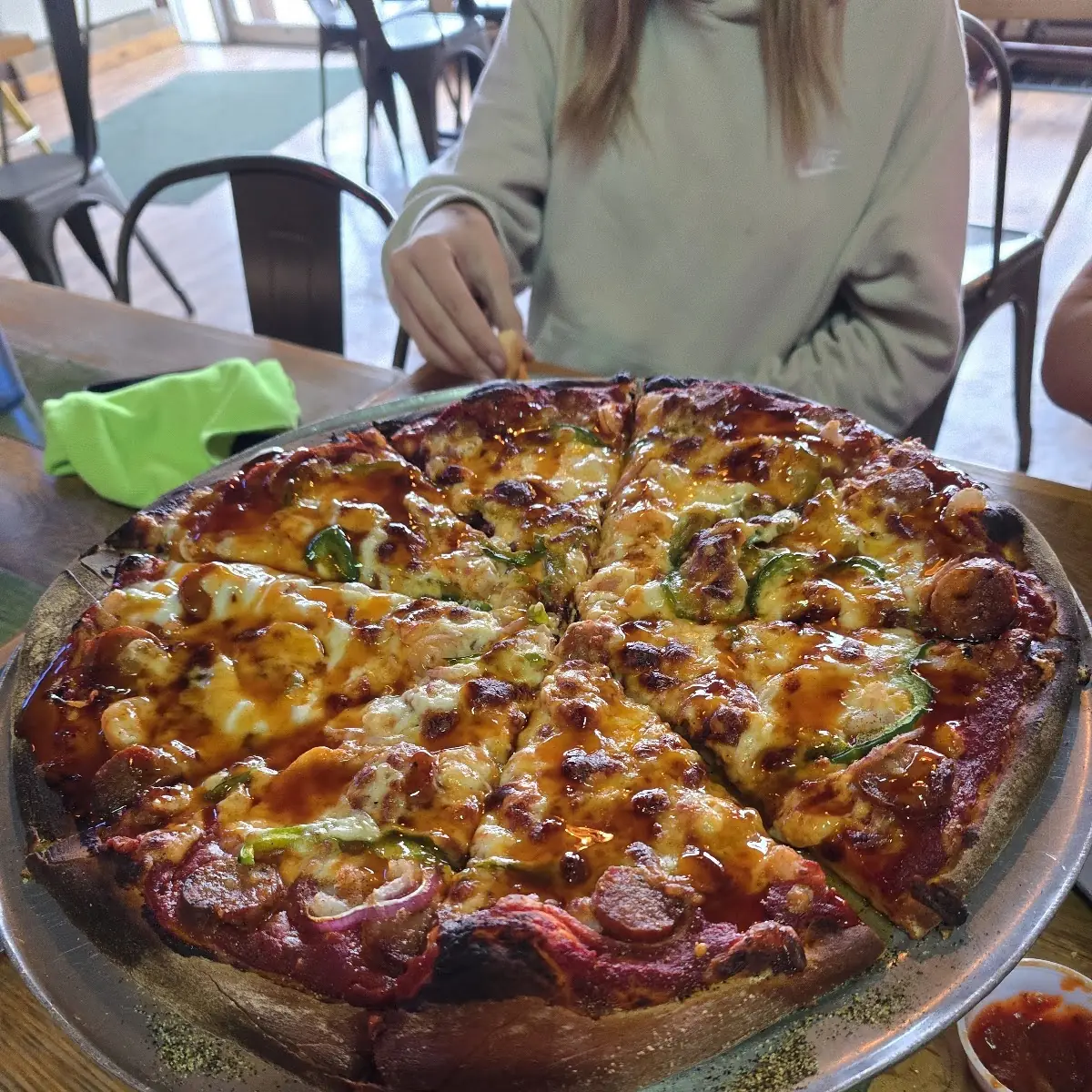 Sweet Slow Burn Creole Pizza
