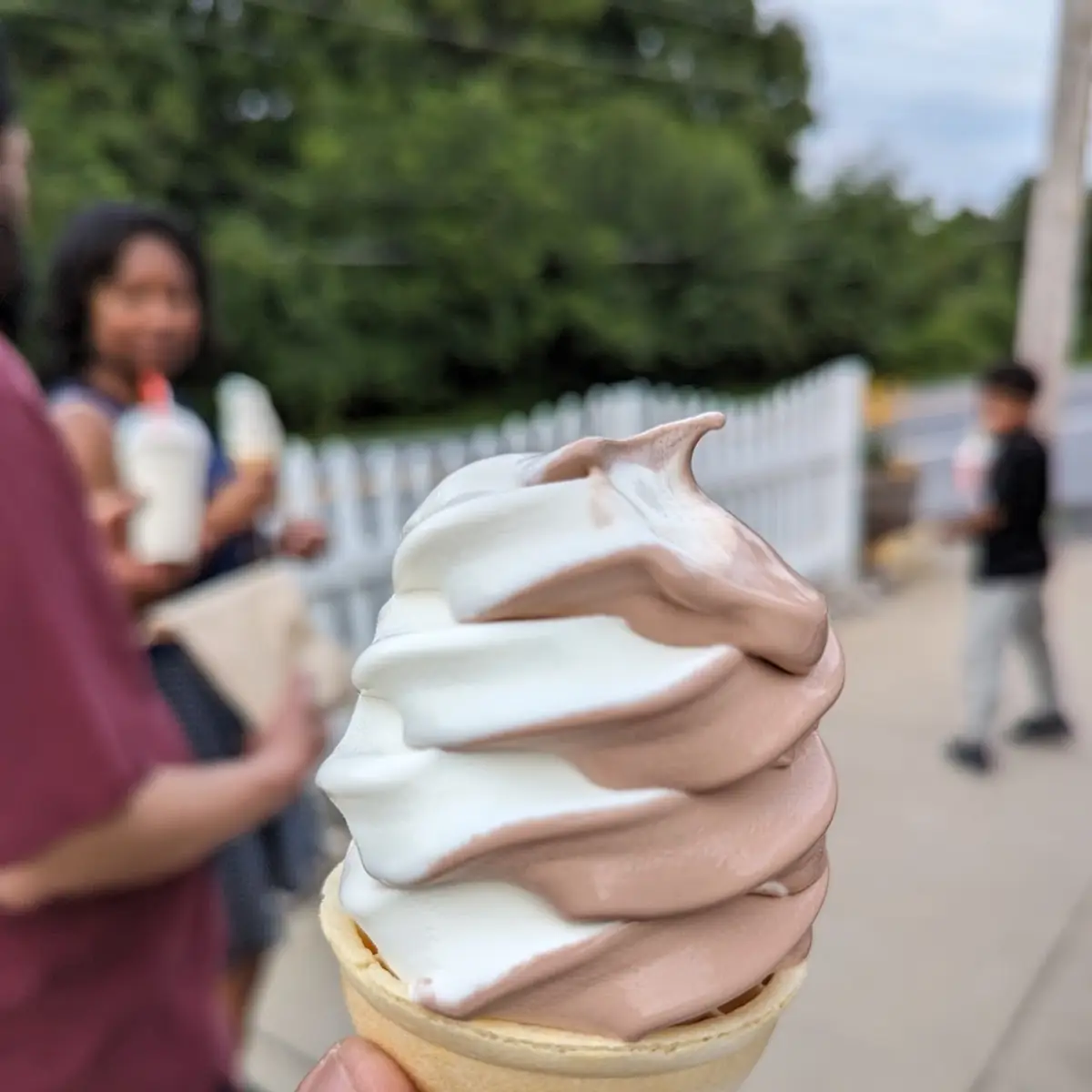 Soft Serve Ice Cream Sundae