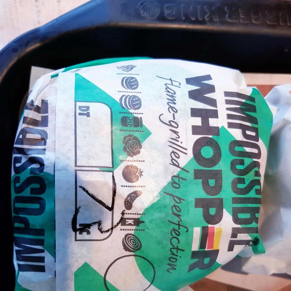 Impossible Whopper Vegan Burger