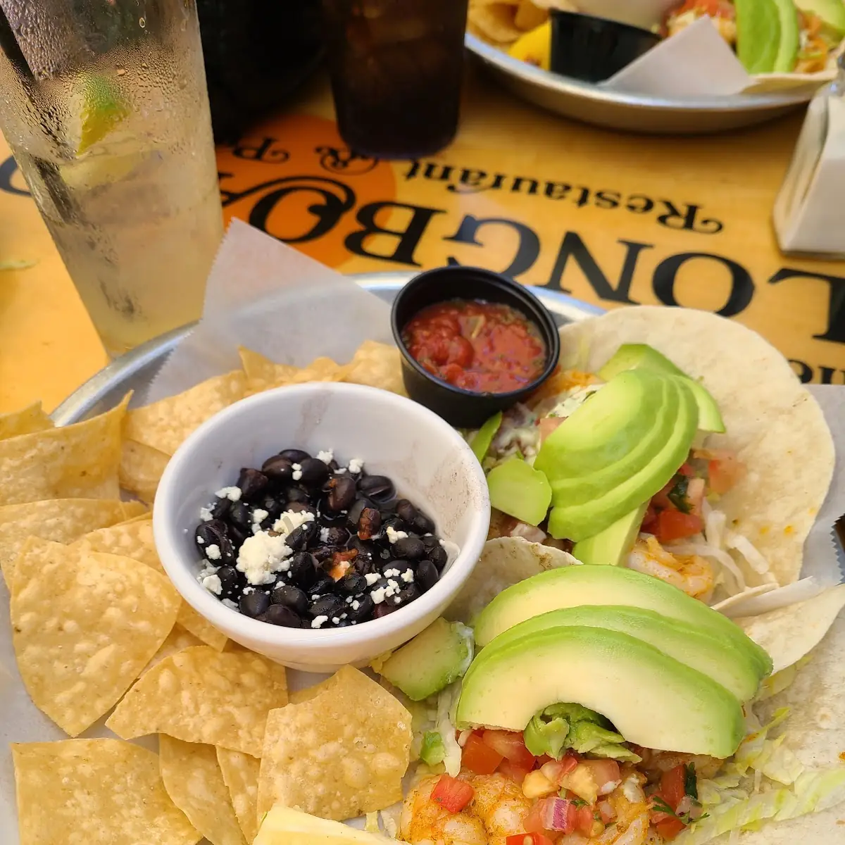 Shrimp Tacos Plate