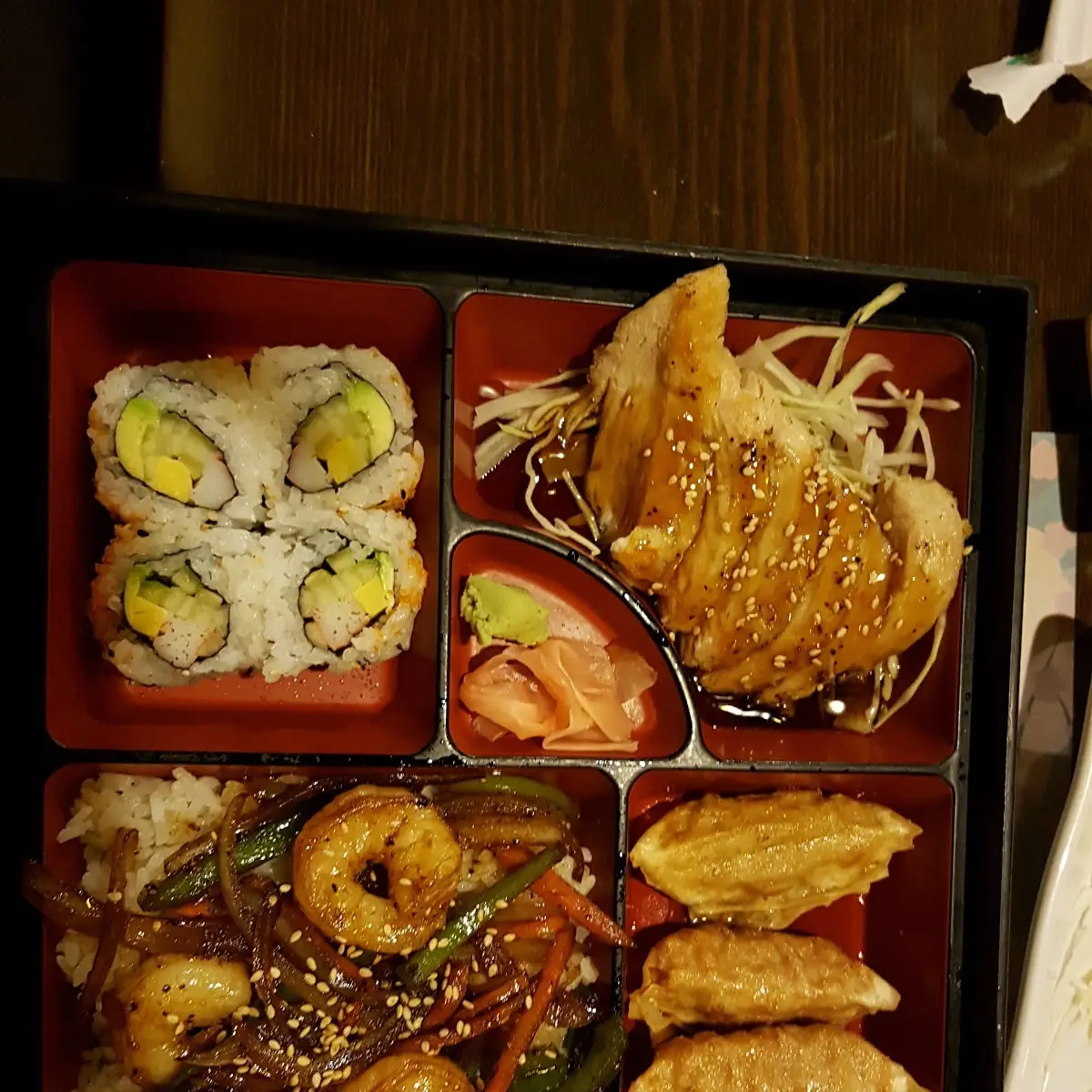 Shrimp Bento Box