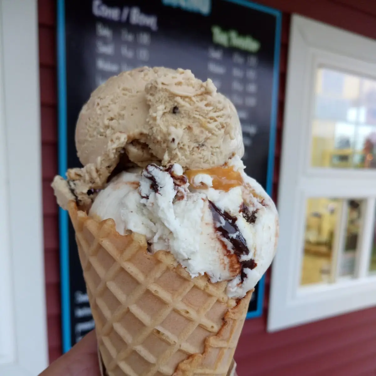 Single Waffle Cone