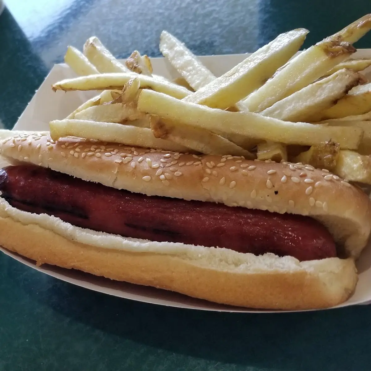 Hot Dog with Fries