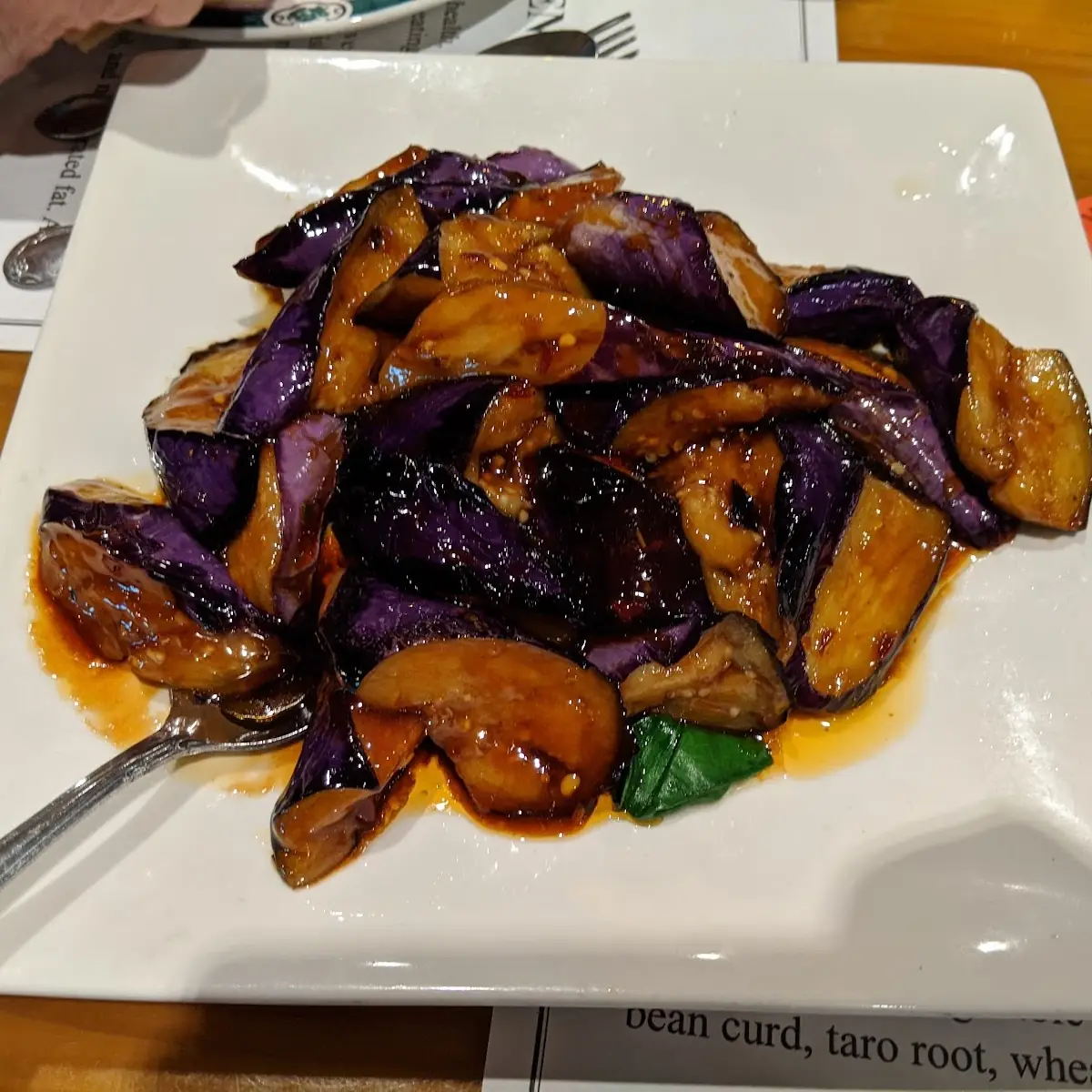 Eggplant w Garlic Sauce