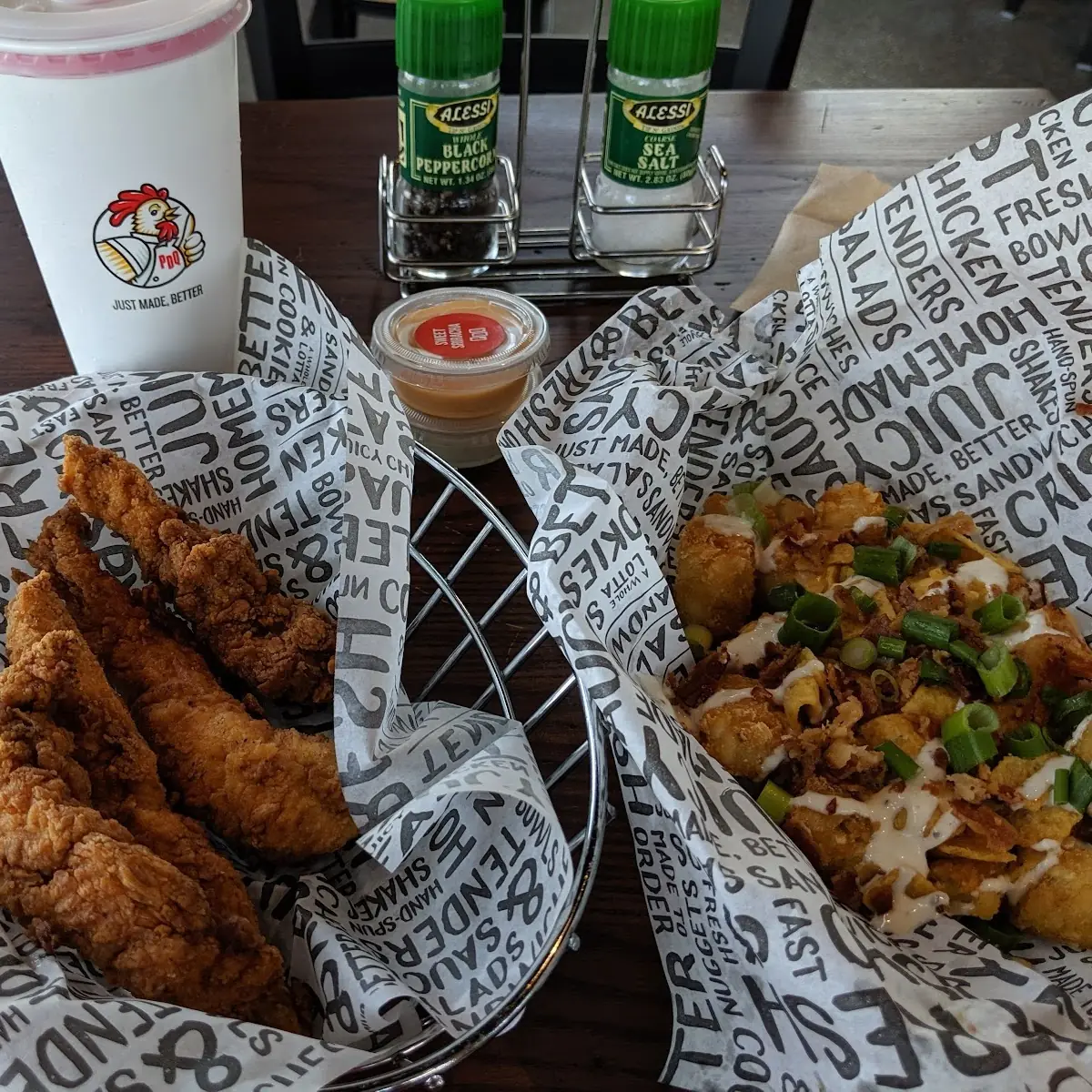 Chicken Strips and Fries