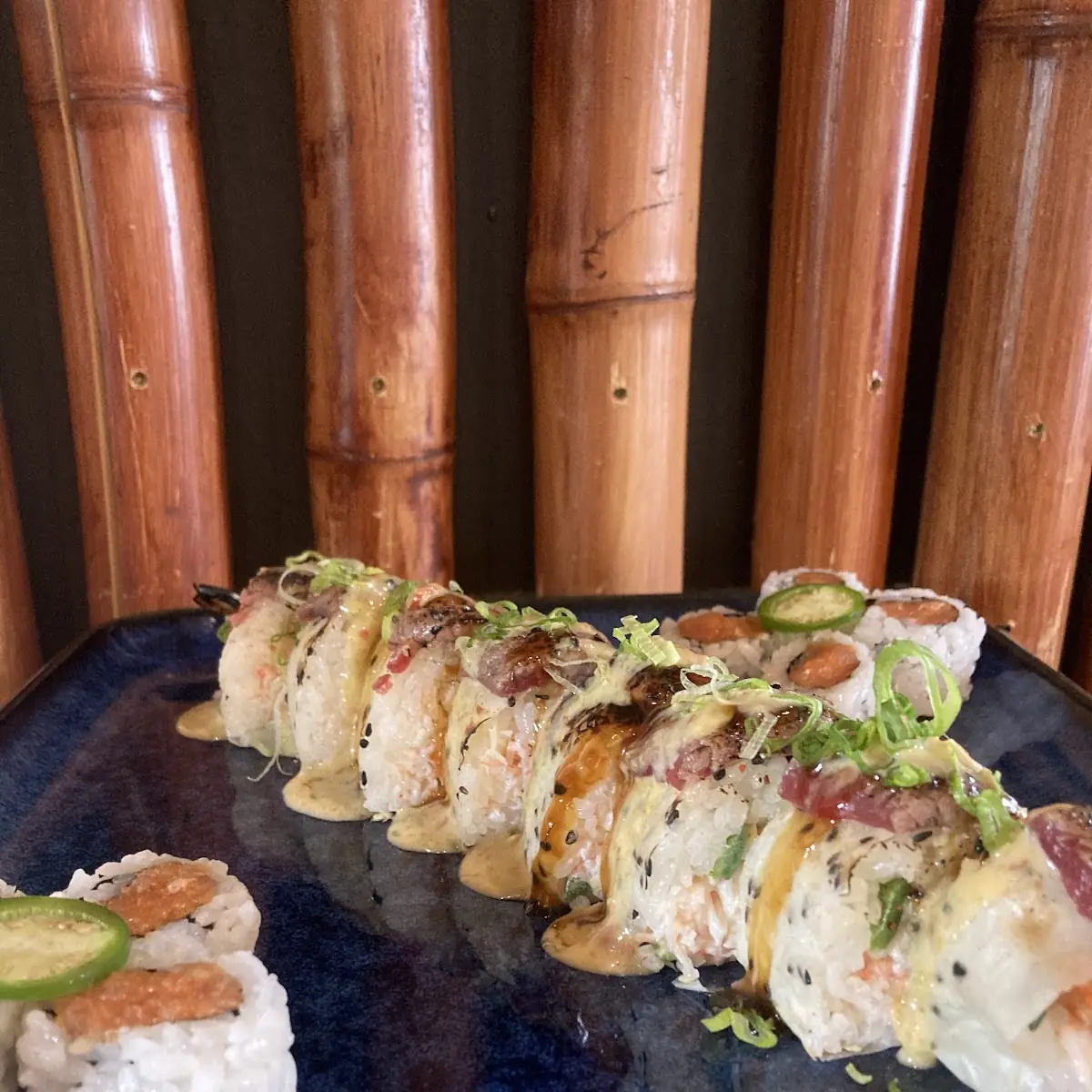 Surf & Turf Roll and Spicy Tuna Roll