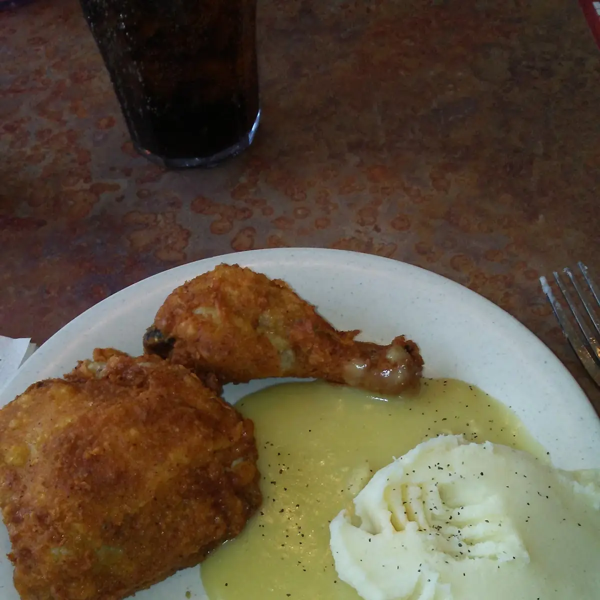 Fried Chicken and Mashed Potatoes and Gravy