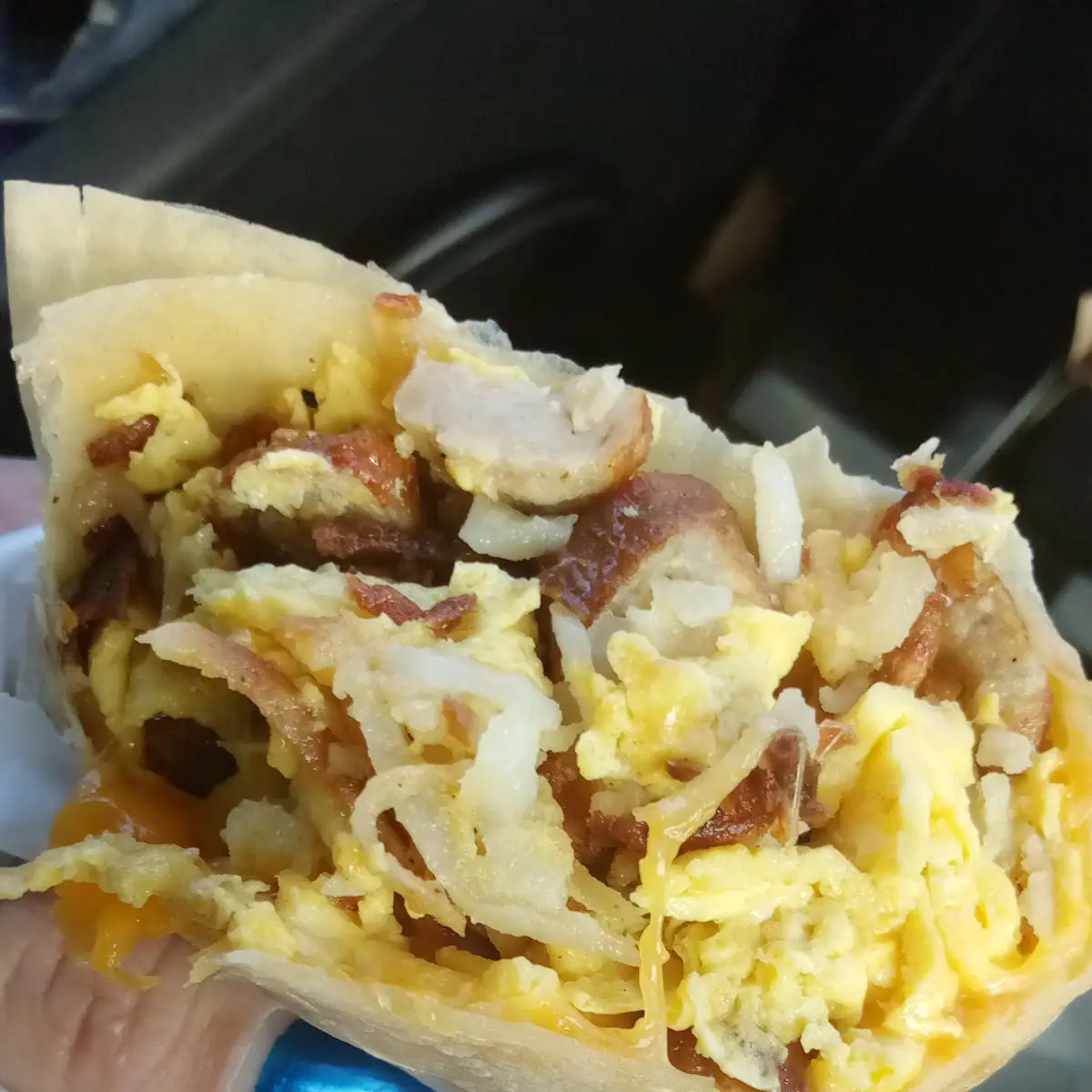 Sausage Breakfast Burrito