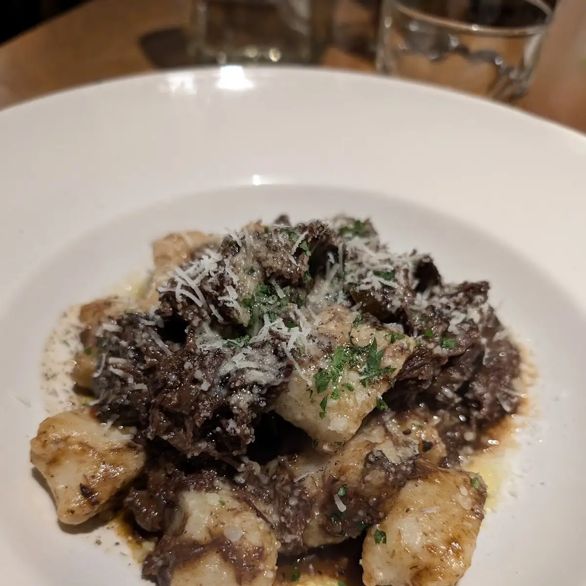 Gnocchi with Beef, Olivea