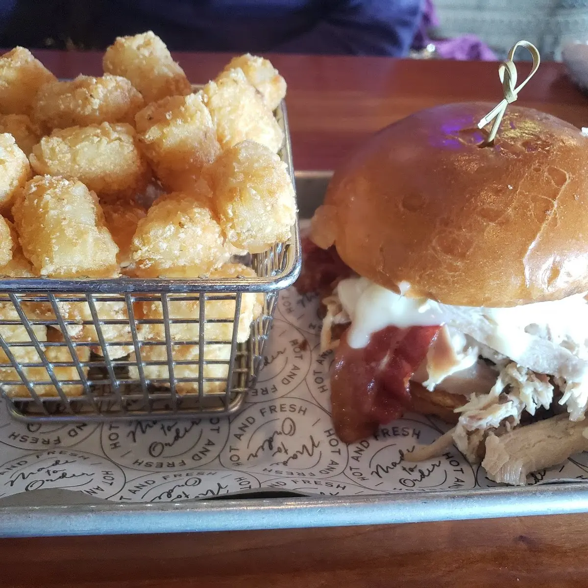 Pulled Chicken Sandwich