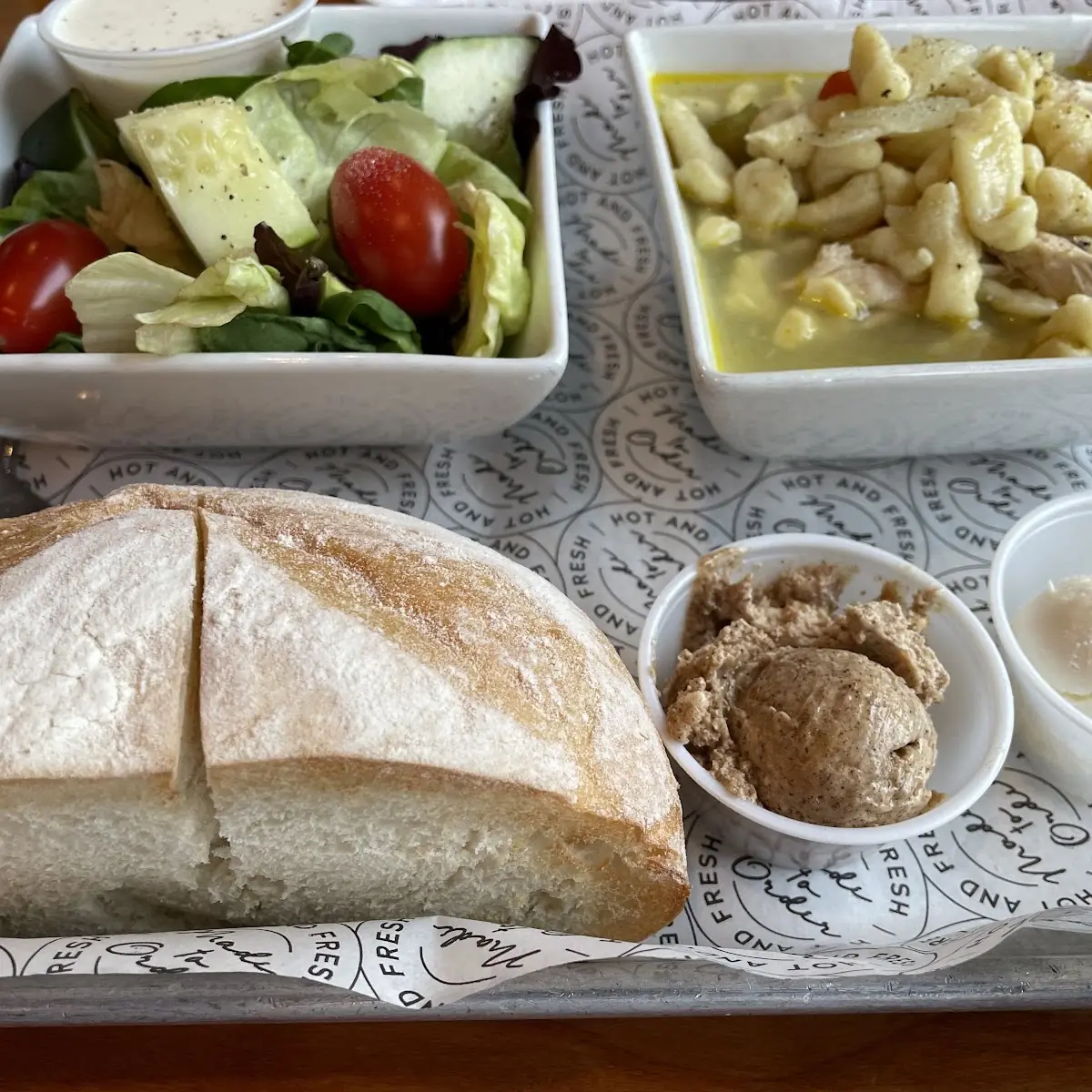 Salad Soup & Bread