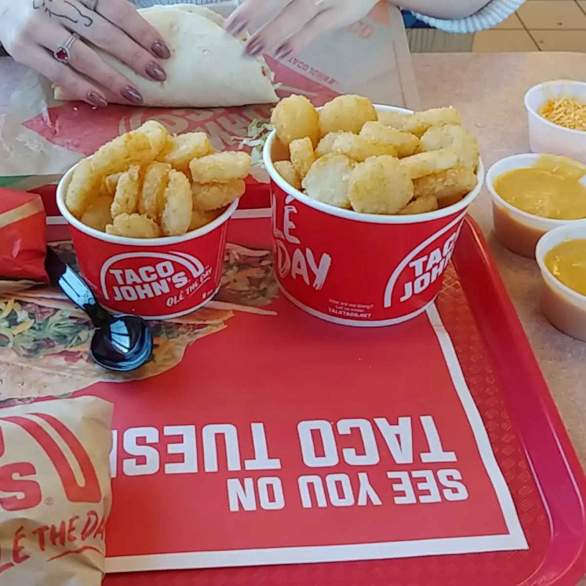 Chicken Burrito Potato Oles