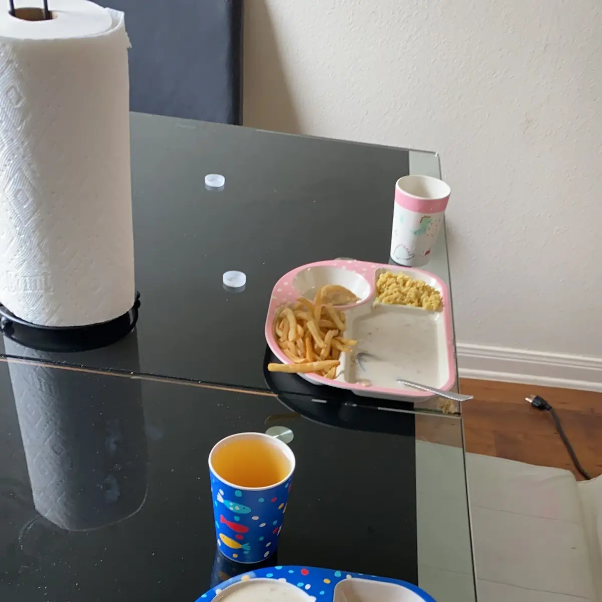 French Fries with Pasta Bolognese
