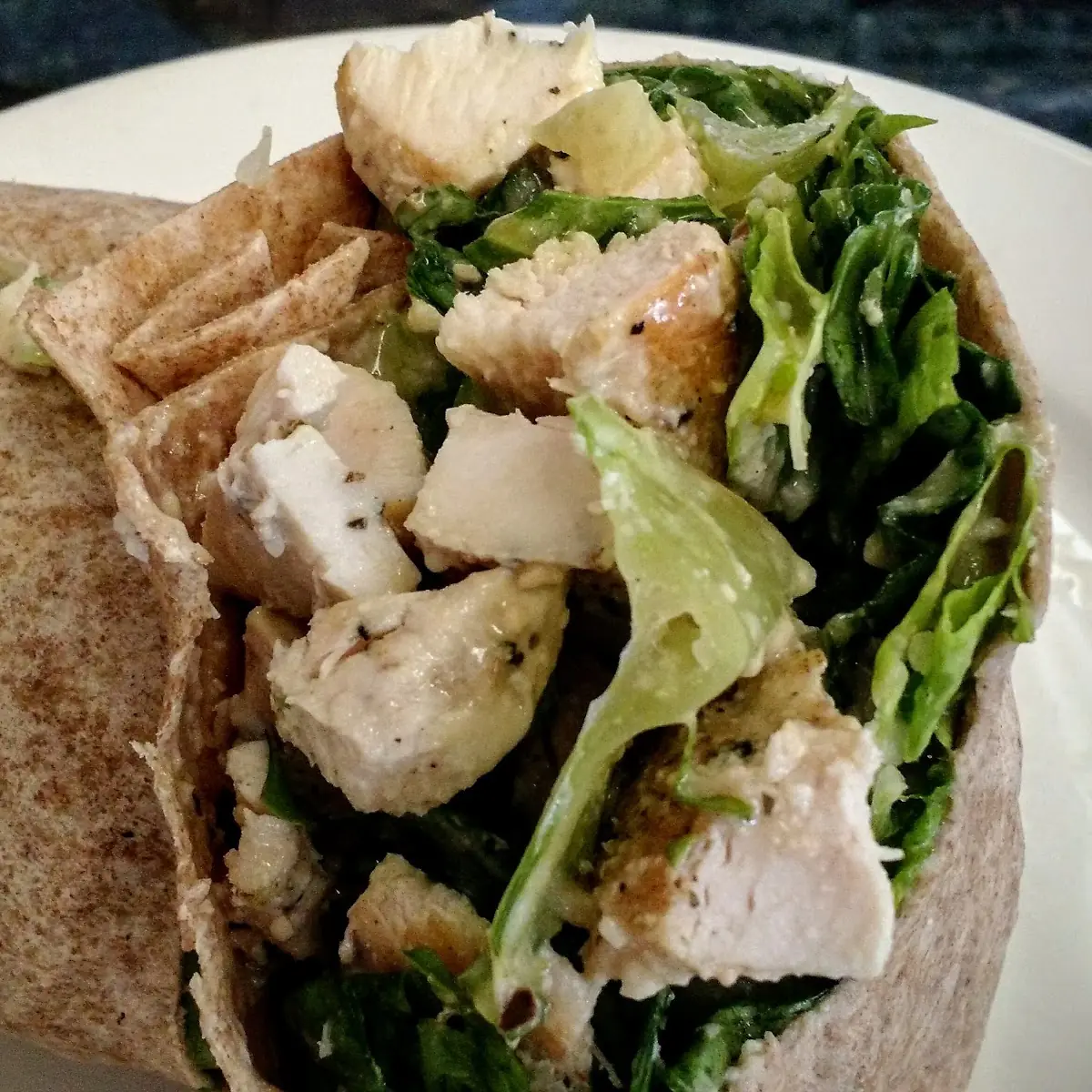 Caesar Salad with Shrimp