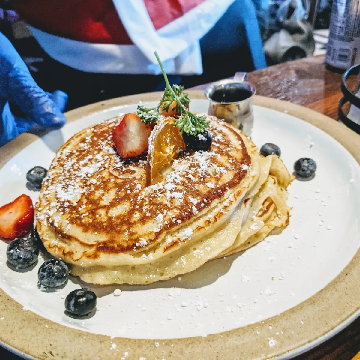 Ricotta Pancake with Vermont Maple Syrup