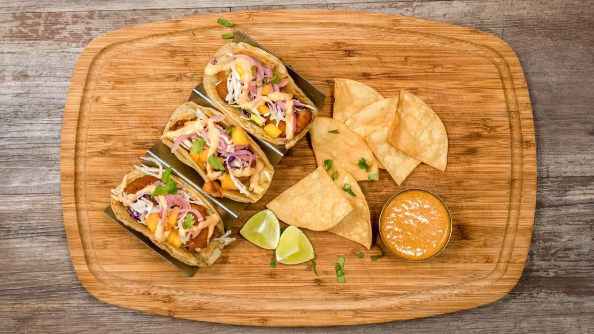 Mango Shrimp Tacos