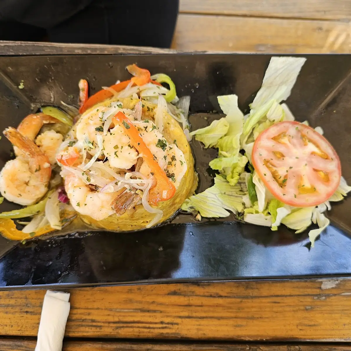 Mofongo De Camarones a La Mantequilla
