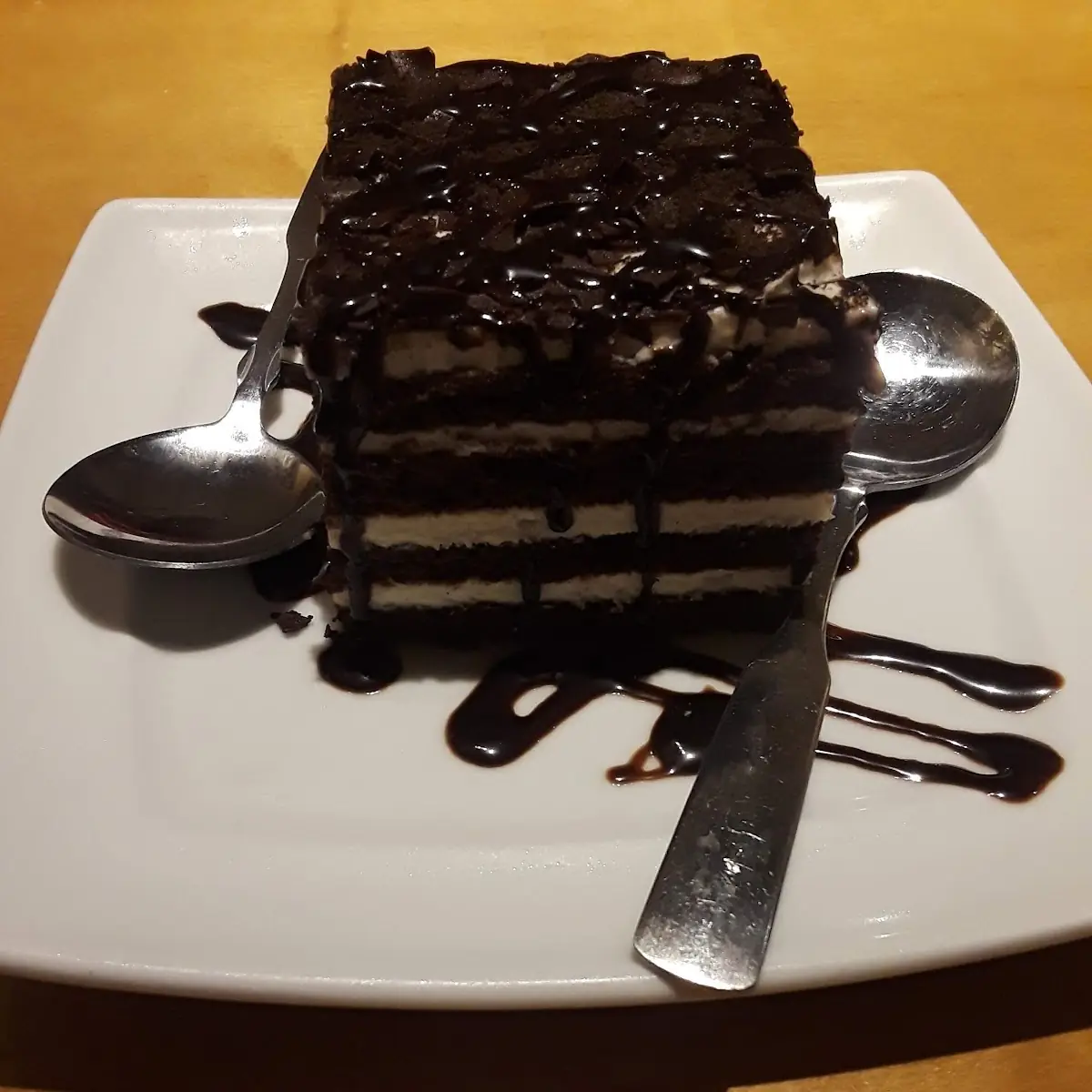 Chocolate Brownie Lasagna