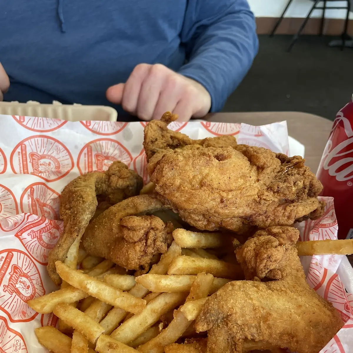 Chicken Wings and French Fries