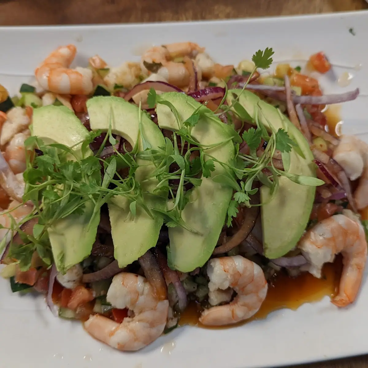 Chorreadita Octopus Shrimp Scallops