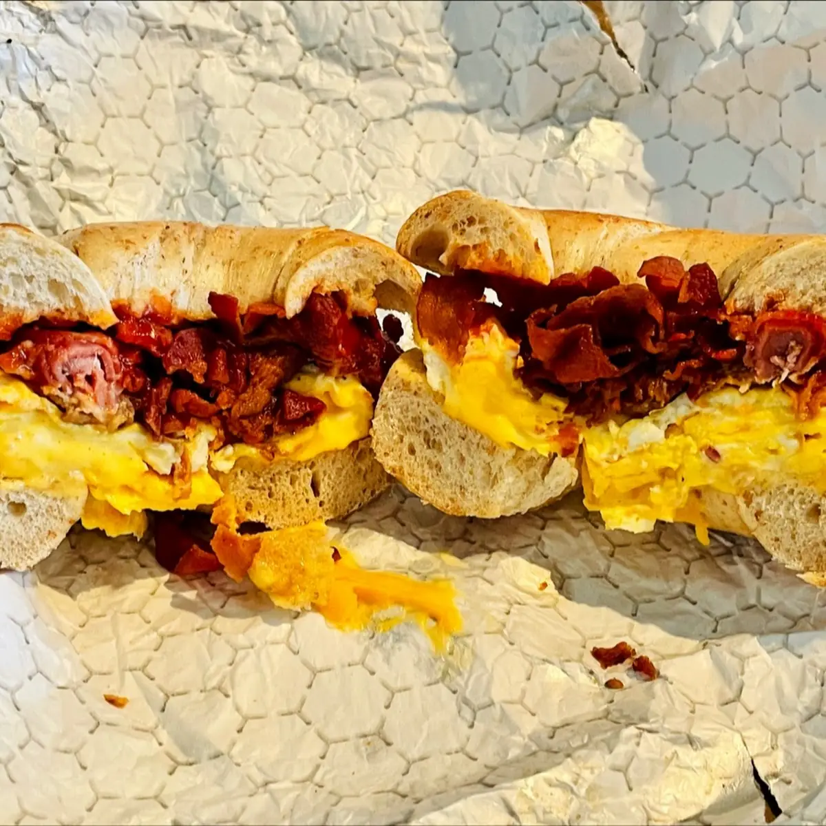 Bacon Egg N Cheese Bagel